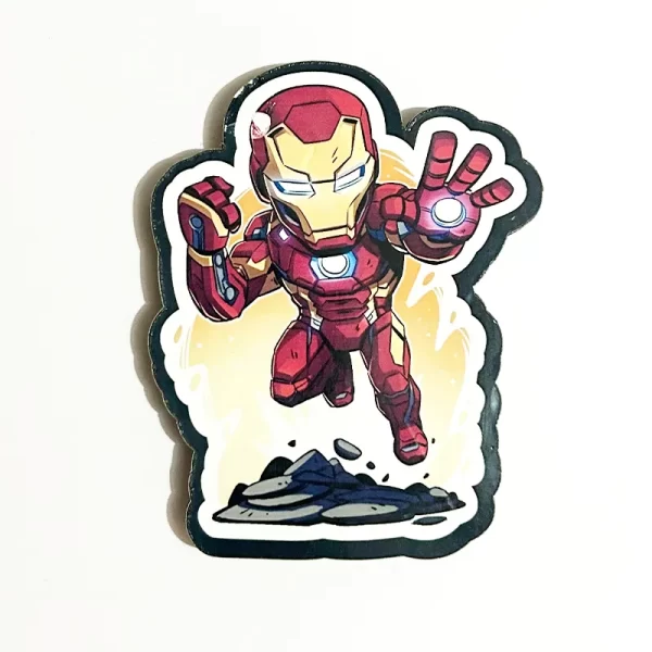 Iron Man - Wooden Fridge Magnet